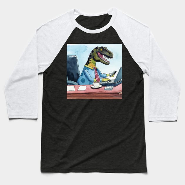 T-Rex is a Boss Baseball T-Shirt by TrexAmbassador